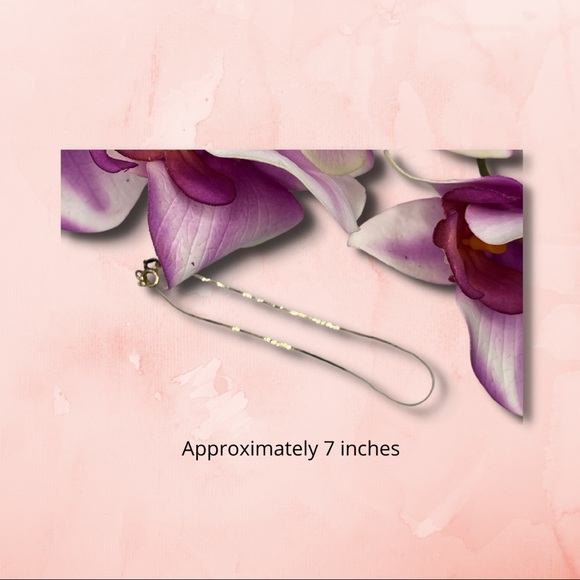 Vintage 10k Gold Delicate Chain Bracelet(s) - 6 & 7 Inches (EUC) - Picture 4 of 5